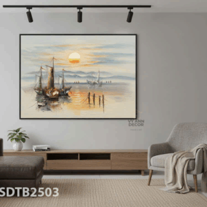Tranh Sơn Dầu Thuận Buồm Xuôi Gió - SDTB2503